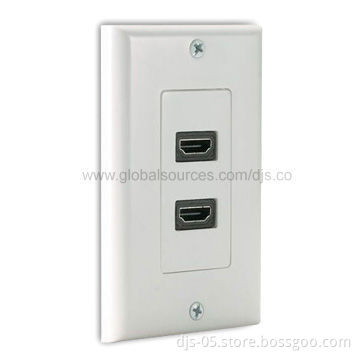 HDMI Female with 2 Wall Plate with High Performance, Easy to Use and Reasonable Price